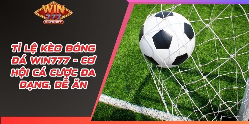 Tỉ Lệ Kèo Bóng Đá Win777 - Cơ Hội Cá Cược Đa Dạng, Dễ Ăn